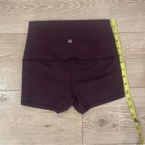 lululemon athletica Women's Dark Purple Athletic Shorts